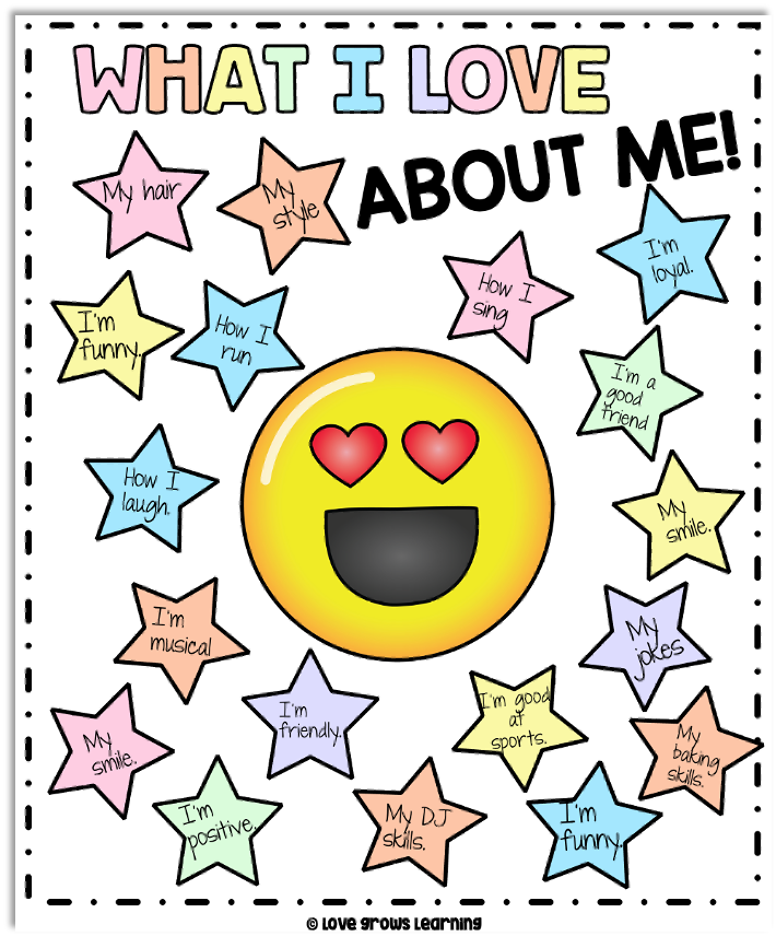 self esteem activity for classroom