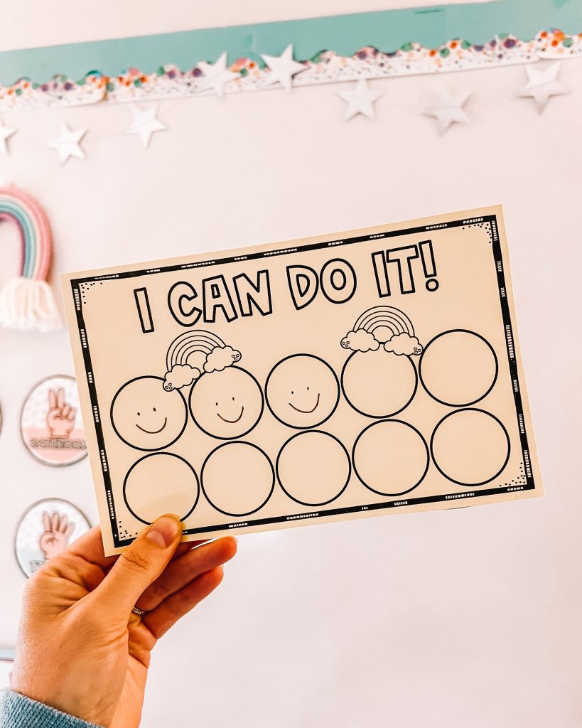 sticker chart reward